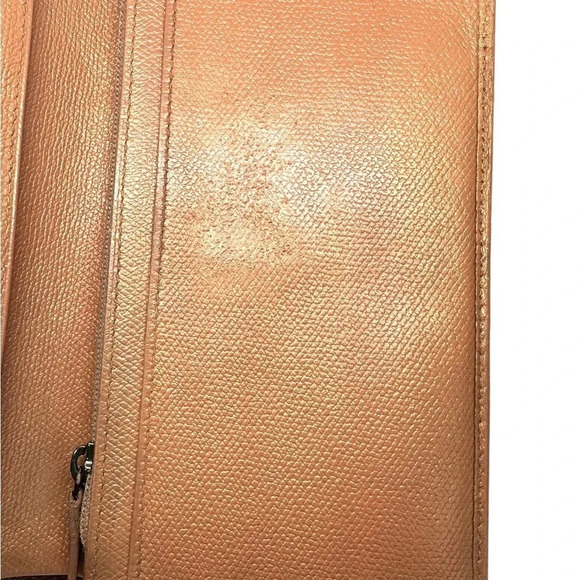 Chanel long wallet REFURBISHED in champagne pink - Picture 6 of 15